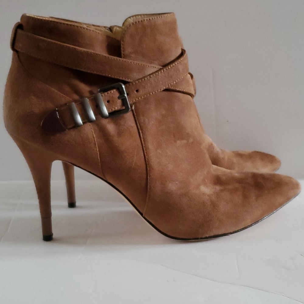 Carolinna Espinosa Cetavia Suede Booties Size 7.5M